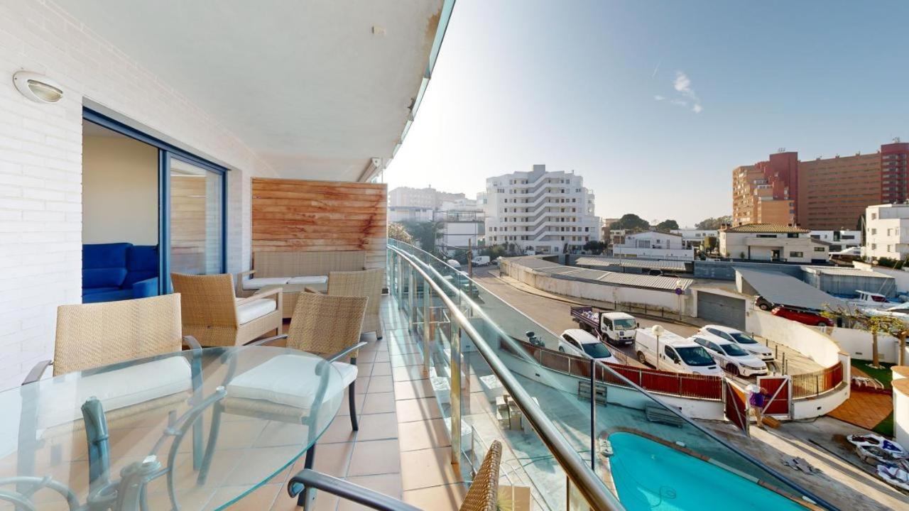 Trebol Apartamento Climatizado Y Piscina Roses Exterior photo