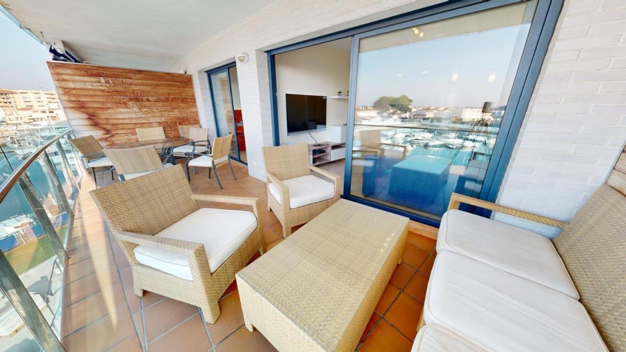 Trebol Apartamento Climatizado Y Piscina Roses Exterior photo